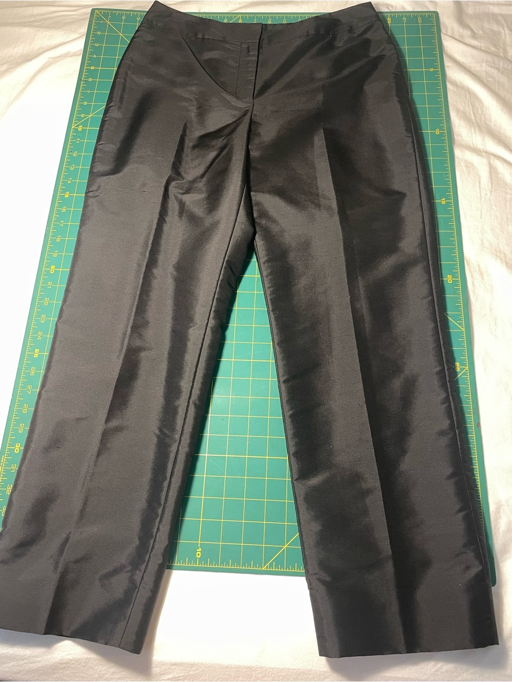 Ann Taylor Black Silk Pants - Classic Straight Fit